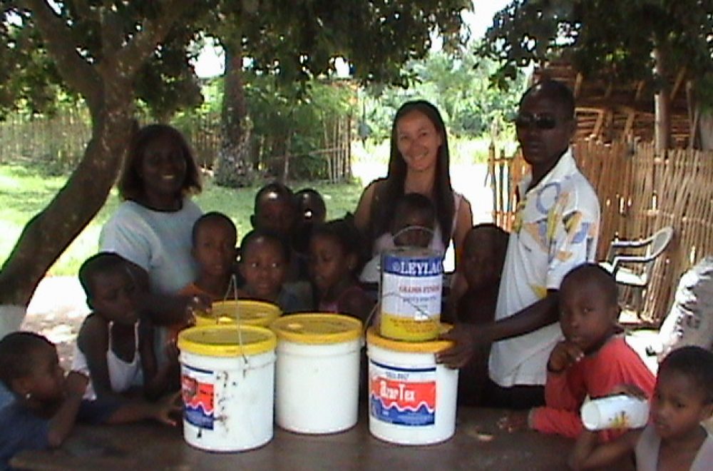Delivering supplies donated by JEM to the Volta Home for Children Delivering supplies donated by JEM to the Volta Home for Children.
