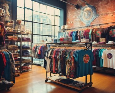 photo of *apparel store* , --ar 3:2