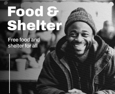 Food and shelter Instagram post template