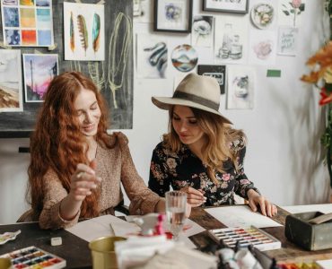 Photo - Two Female Artists