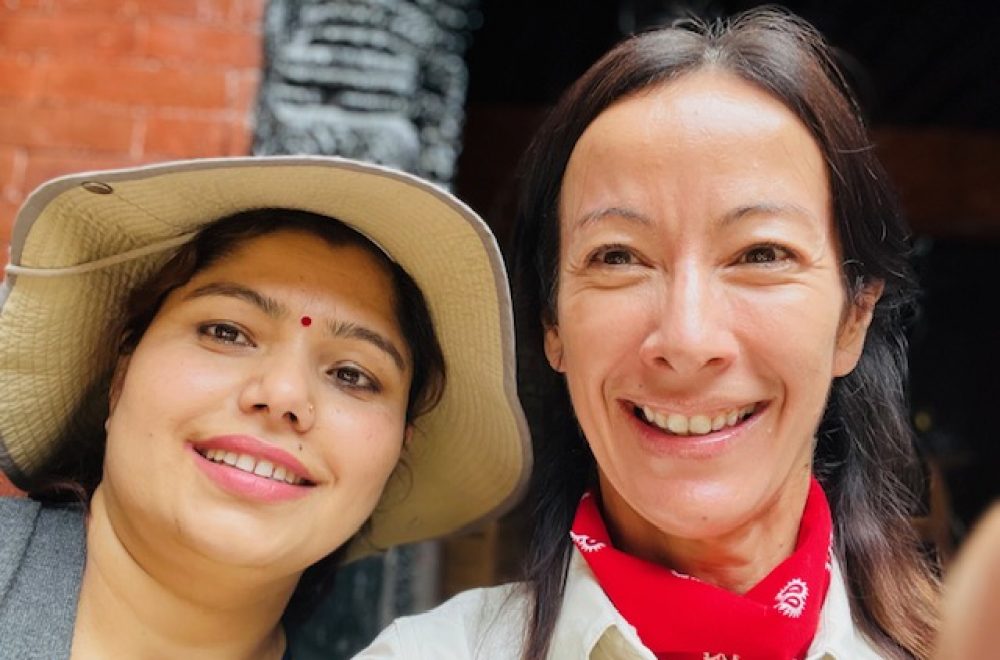 Photo – Yakthung Tours & Travel Nepal With my wonderful guide Kabita from Yakthung Tours and Travel.