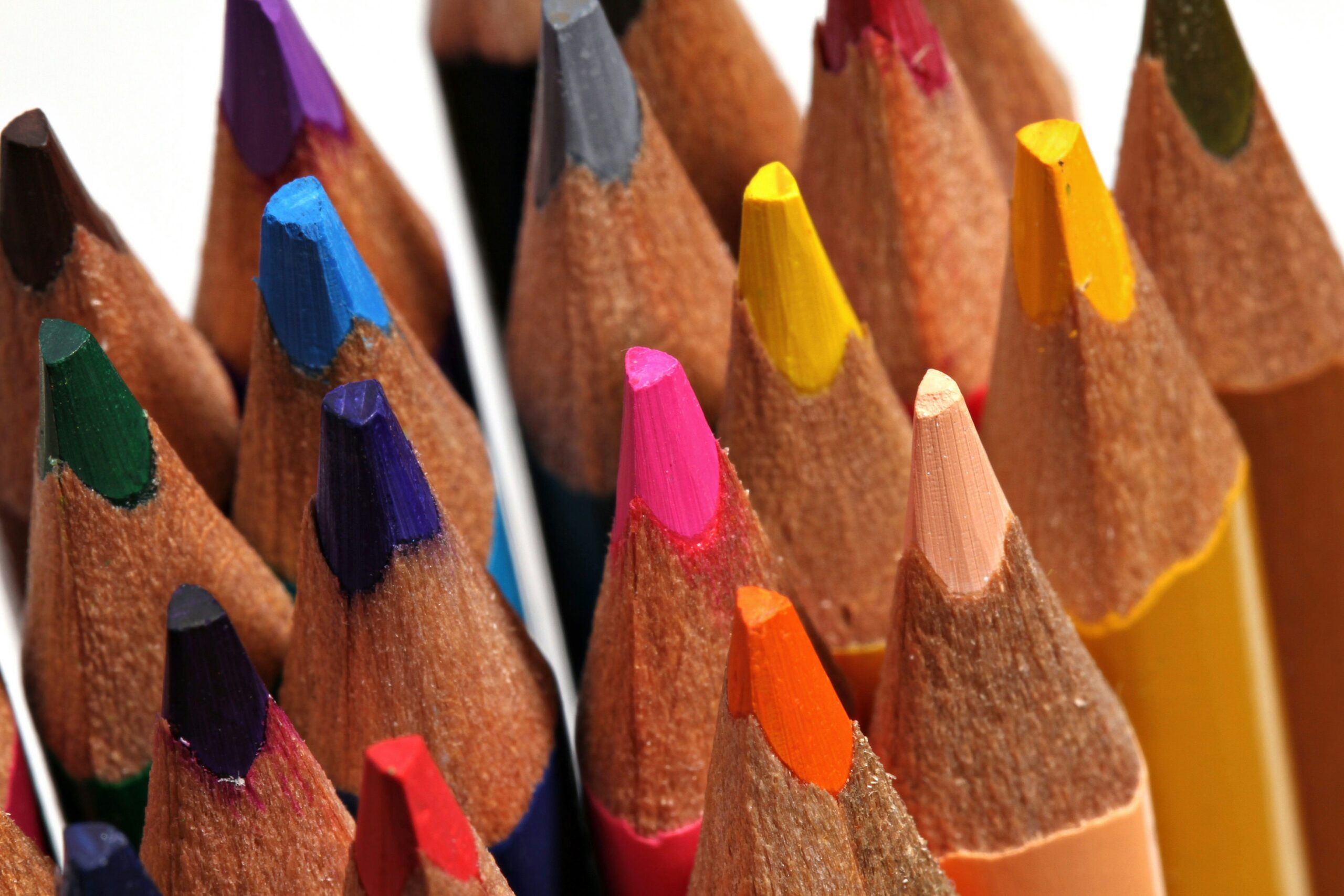 Photo - Colourful Pencils Thank you Ramakant Sharda and Unsplash