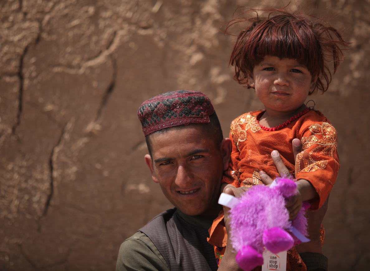 Photo - Afghan Family Father and Son