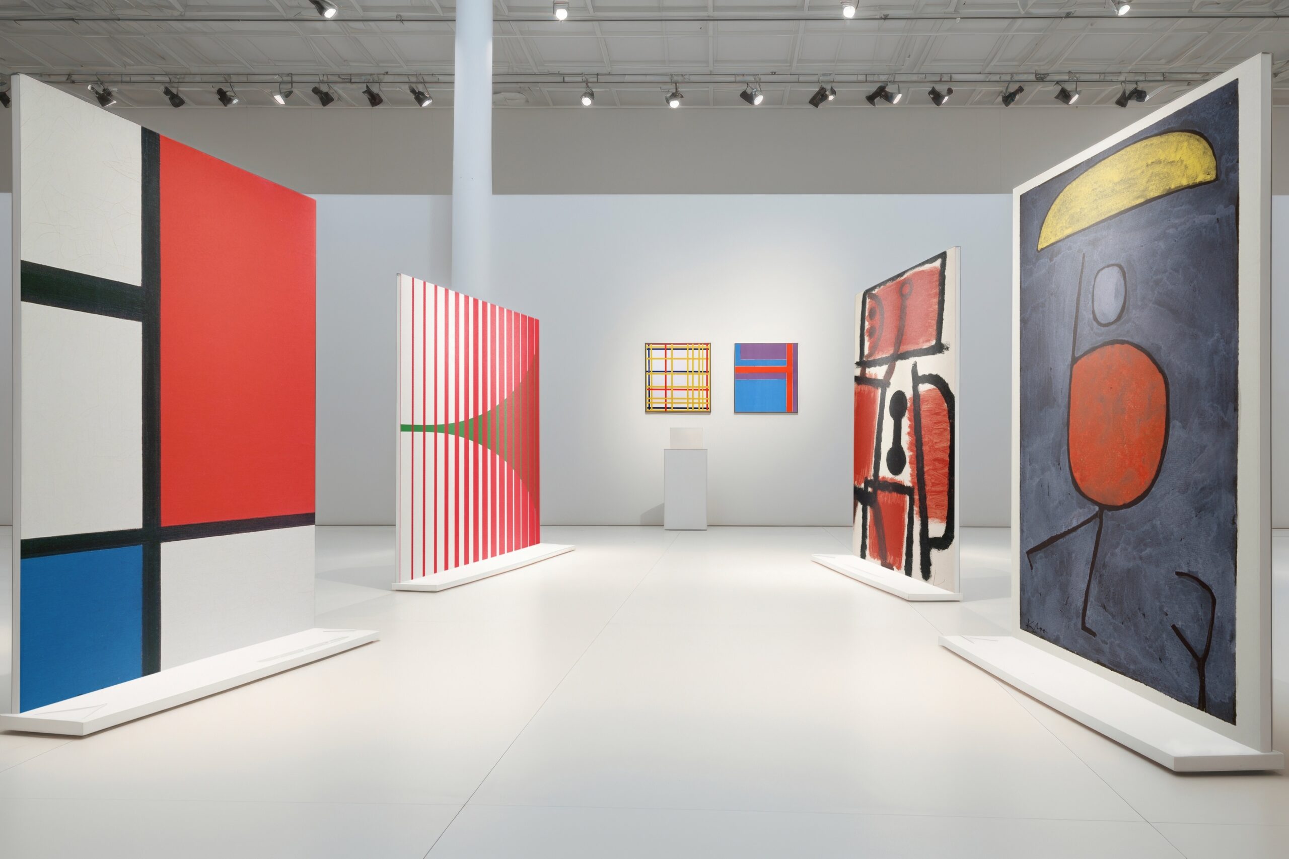 Exhibition flooring white architecture. AI generated Image by rawpixel.