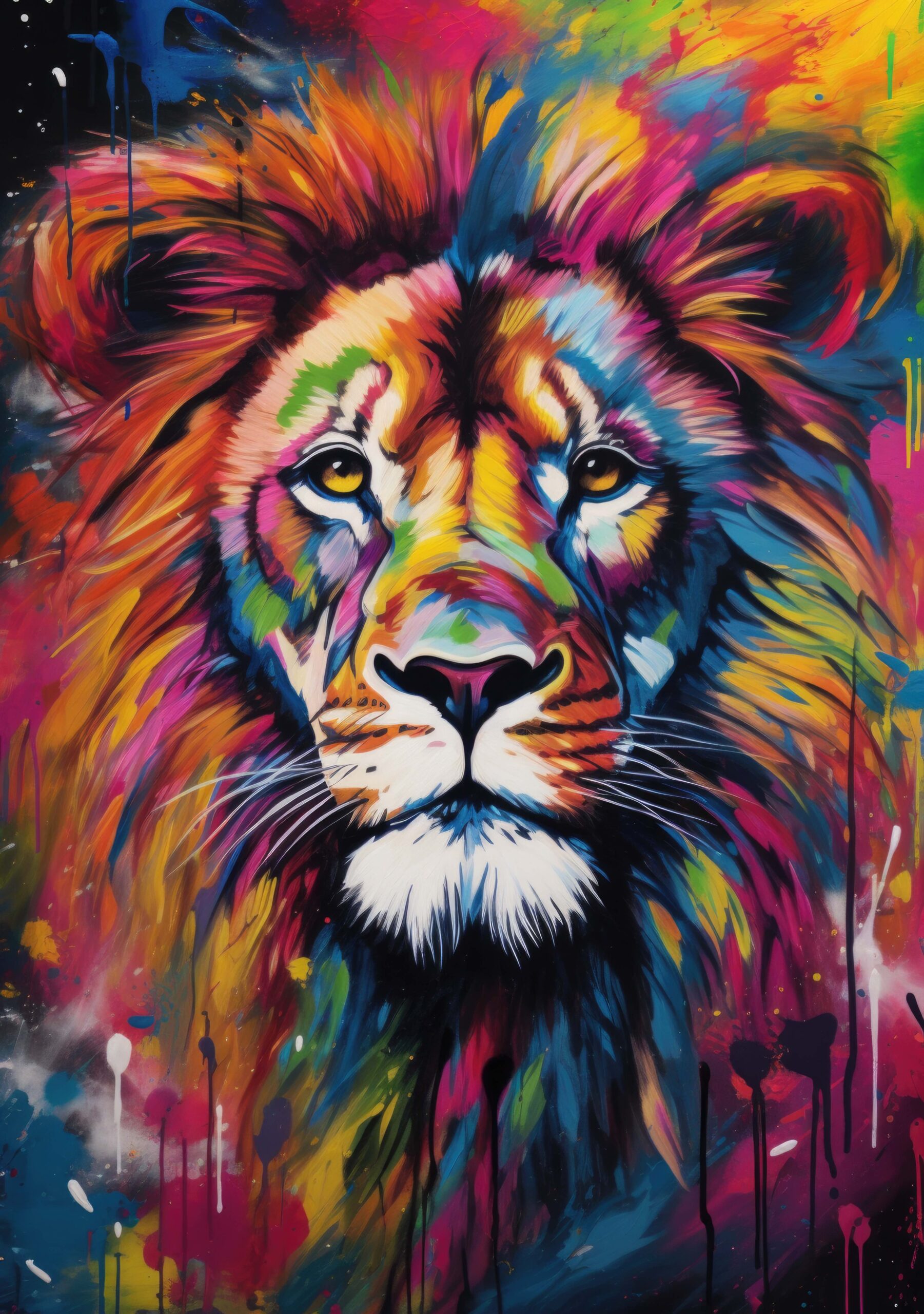 Photo - Colourful Lion