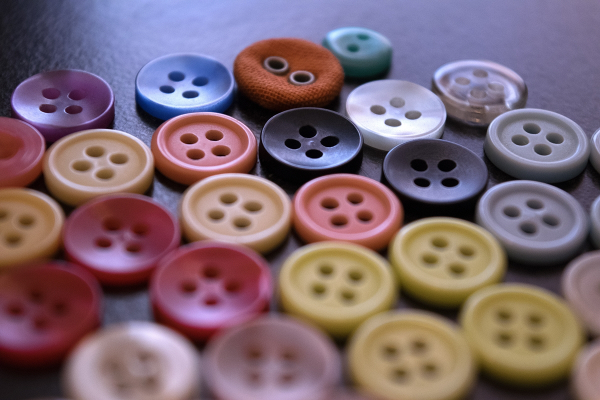 Free shirt buttons photo, public domain sewing CC0 image.

More:

 View public domain image source here